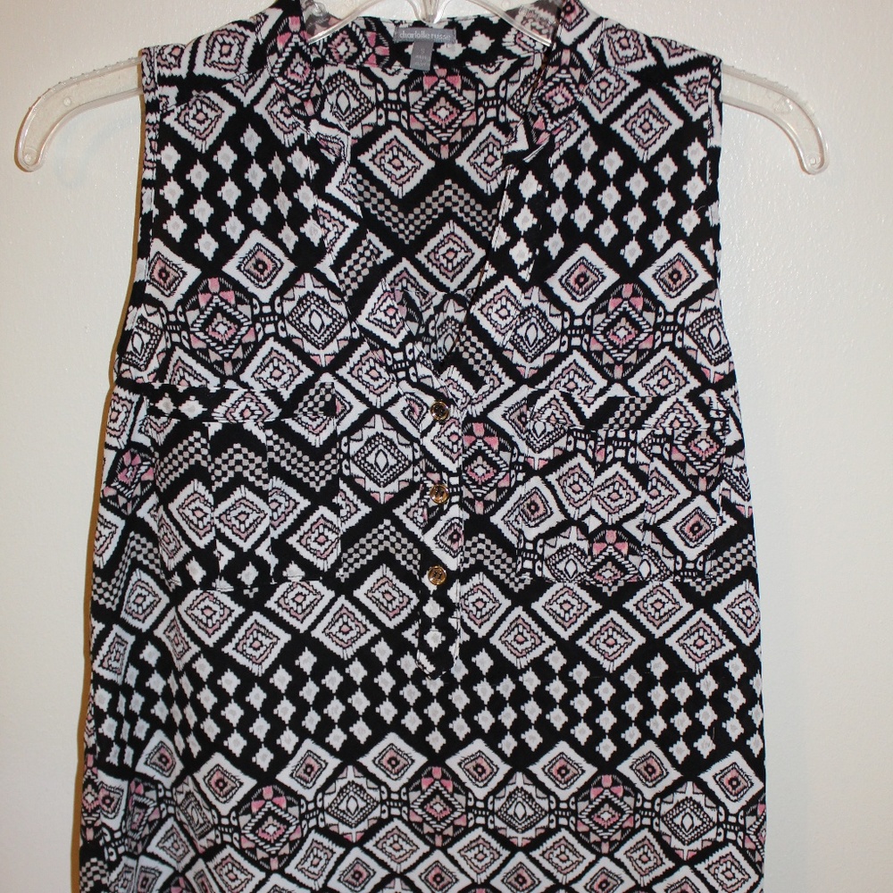 Aztec Print Top